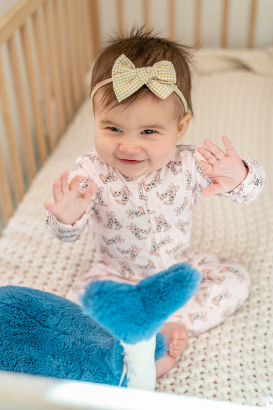 Convertible Romper - Cowhide Boots