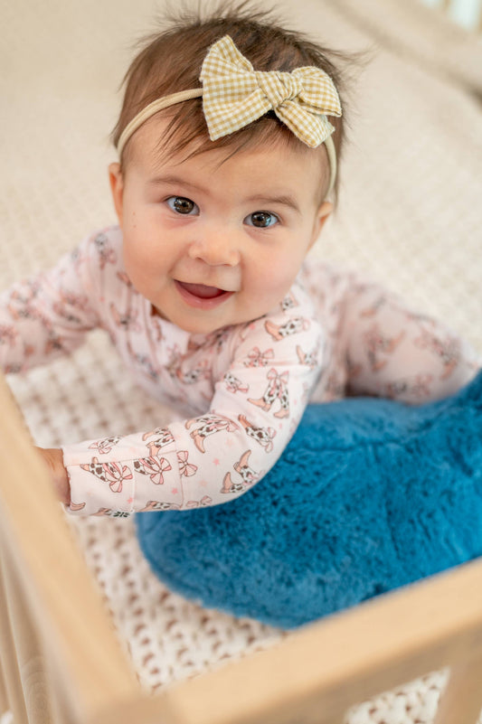 Convertible Romper - Cowhide Boots