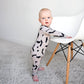 Gray Bats ZIP Bamboo Halloween Sleepies