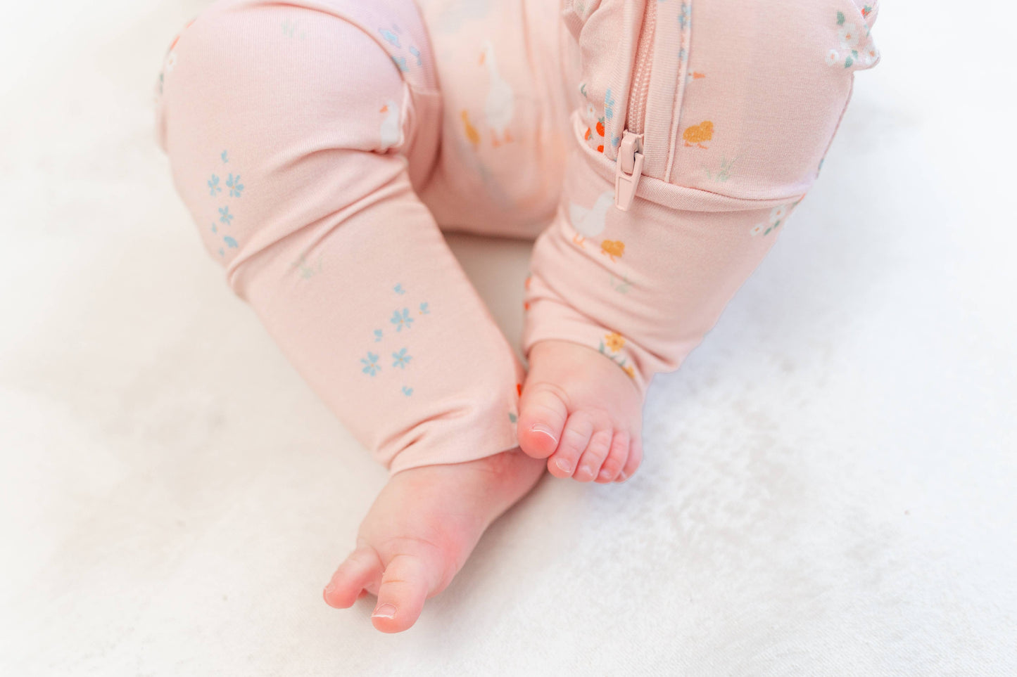 Bamboo Convertible Romper in Picnic Pals