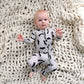 Gray Bats ZIP Bamboo Halloween Sleepies
