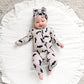 Gray Bats ZIP Bamboo Halloween Sleepies