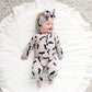 Gray Bats ZIP Bamboo Halloween Sleepies