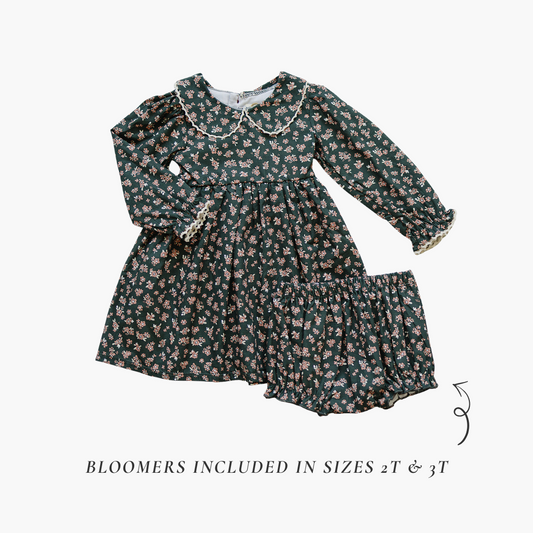 Olive Bloom Dress