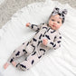 Gray Bats ZIP Bamboo Halloween Sleepies