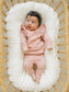 Pink Ribbon Ruffle French Terry Set