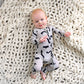 Gray Bats ZIP Bamboo Halloween Sleepies