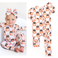 Lilith Pumpkin RUFFLE ZIP Halloween Bamboo Pumpkin Sleepies