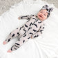 Gray Bats ZIP Bamboo Halloween Sleepies