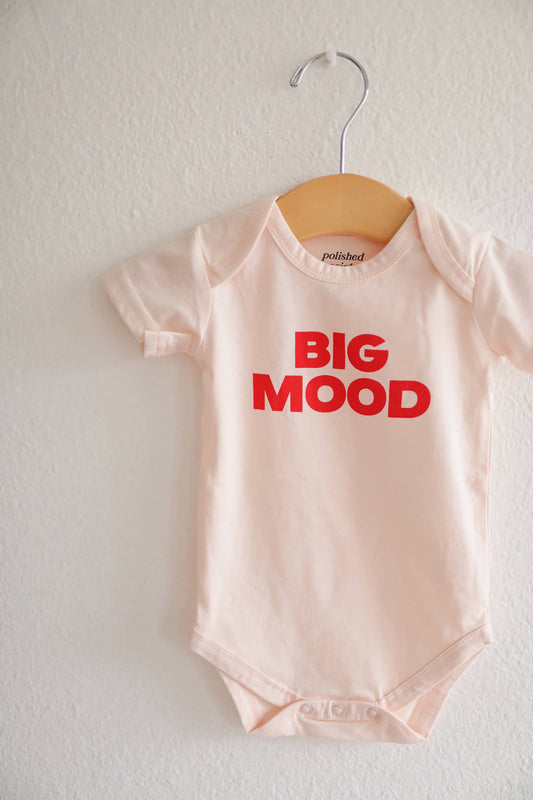 Baby onesie, Big Mood, baby boy clothes, baby girl, baby