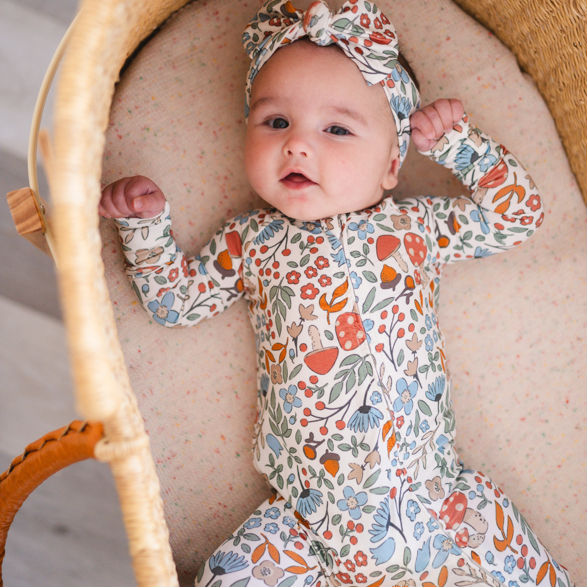 Zip Romper - Floral