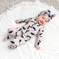 Gray Bats ZIP Bamboo Halloween Sleepies