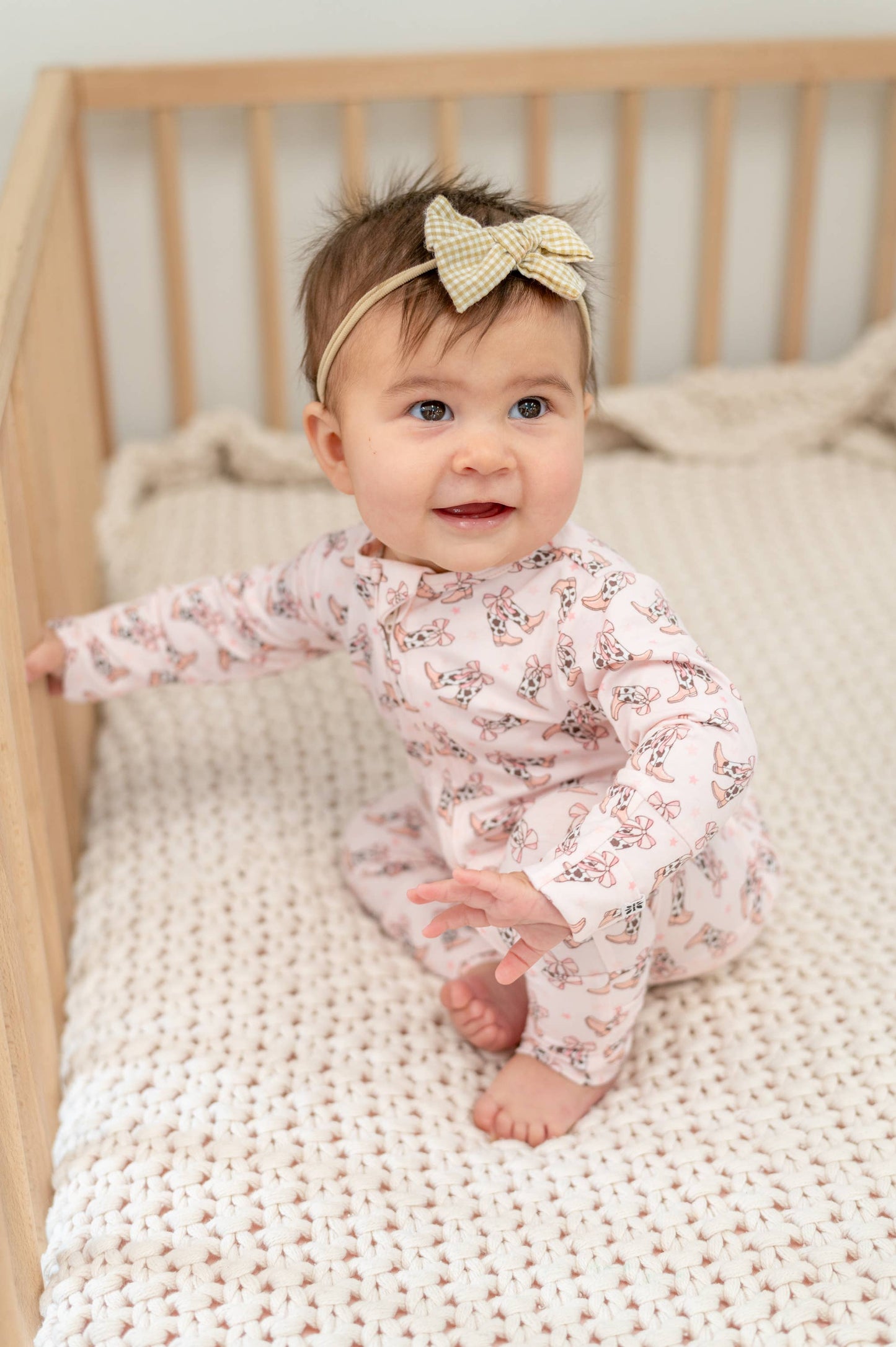 Convertible Romper - Cowhide Boots