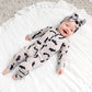 Gray Bats ZIP Bamboo Halloween Sleepies
